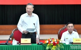 Tổng Bí thư Tô Lâm làm việc với Ban Tổ chức Trung ương