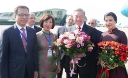 Tổng Bí thư Tô Lâm và Phu nhân bắt đầu thăm cấp Nhà nước Cộng hòa Azerbaijan