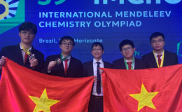 Việt Nam giành 2 Huy chương vàng Olympic hóa học quốc tế Mendeleev