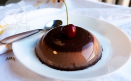 Làm pudding cacao