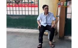 Tạo điều kiện tối đa cho một thí sinh gẫy chân thi vào lớp 10