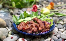 Món ngon cuối tuần: Sụn heo nướng giả cầy