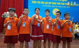 12 học sinh Thái Bình đoạt giải tại cuộc thi CLB Toán tuổi thơ toàn quốc