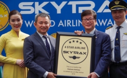 Vietnam Airlines tiếp tục nhận chứng chỉ Hãng hàng không quốc tế 4 sao