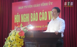 Hội nghị báo cáo viên tháng 6/2020