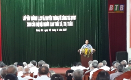Hưng Hà: Bồi dưỡng lý luận chính trị và truyền thông về bảo vệ môi trường cho người cao tuổi