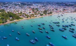 Mũi Né đẹp hoang sơ dưới góc máy từ trên cao