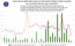 Sáng 13/6, thêm 96 ca mắc Covid-19, Bắc Ninh chiếm nhiều nhất với 34 trường hợp