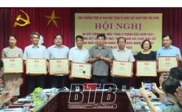Sơ kết công tác mặt trận 6 tháng đầu năm 2021