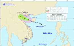 Tin bão khẩn cấp (Cơn bão số 2) hồi 19h ngày 12/6/2021