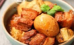 Công thức thịt kho nước dừa mềm ngon