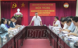 Đảng ủy Khối các cơ quan tỉnh: Giao ban công tác xây dựng Đảng quý II