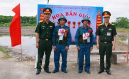 Đông Hưng: Hội thao dân quân cơ động