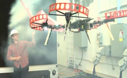 Drone bay tự động chịu được sức gió mạnh