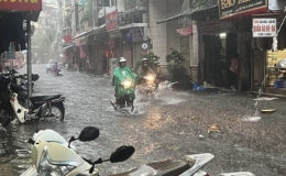 Miền Bắc bước vào đợt mưa lớn kéo dài