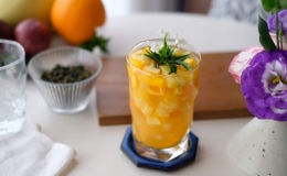 Trà cam mát lạnh cho ngày hè