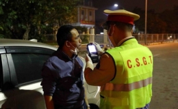 Trong 8 ngày, xử lý hơn 7.600 vi phạm nồng độ cồn