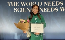 UNESCO tôn vinh nữ khoa học trẻ Việt Nam Hồ Thị Thanh Vân