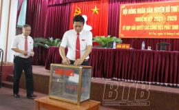 Vũ Thư: HĐND huyện bầu bổ sung 3 ủy viên UBND huyện