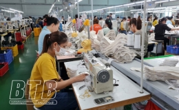 Đông Hưng: Giá trị sản xuất công nghiệp 6 tháng đầu năm ước đạt trên 3.800 tỷ đồng