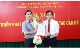 Đồng chí Nguyễn Công Dũng phụ trách Báo điện tử Đảng Cộng sản Việt Nam từ ngày 1/7
