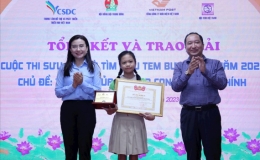 Hơn 1,2 triệu bài dự thi “Tổ quốc của em qua con tem bưu chính”