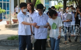 Kết thúc kỳ thi tuyển sinh vào lớp 10 Trường THPT Chuyên Thái Bình