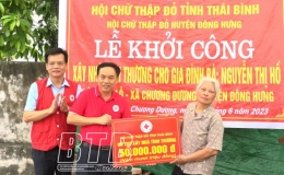 Khởi công xây dựng nhà tình thương tặng hộ có hoàn cảnh khó khăn