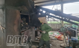 Lò đốt rác cỡ nhỏ hoạt động kém hiệu quả