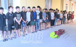 Khởi tố nhóm thanh, thiếu niên gây rối trật tự công cộng tại huyện Kiến Xương