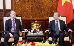 Chủ tịch nước Tô Lâm tiếp Đại sứ Liên bang Nga tại Việt Nam