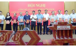 Công bố và phát hành cuốn “Lịch sử Đảng bộ thành phố Thái Bình giai đoạn 2000 - 2020”