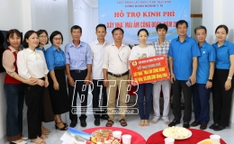 Hỗ trợ kinh phí xây nhà mái ấm công đoàn cho đoàn viên có hoàn cảnh khó khăn