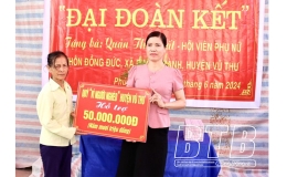 Hội LHPN Vũ Thư: Khánh thành nhà ở tặng 2 phụ nữ nghèo đơn thân xã Phúc Thành