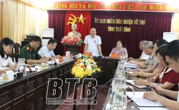 Họp tổ đại biểu HĐND tỉnh tại huyện Vũ Thư