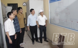 Kiểm tra thực hiện tiết kiệm điện tại Bệnh viên Đa khoa tỉnh