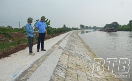 Quỳnh Phụ: Chủ động các phương án ứng phó trước mùa mưa bão