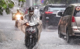 Tin dự báo mưa dông, lốc xoáy, gió giật mạnh trên vùng biển tỉnh Thái Bình