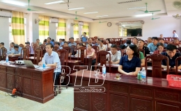 55 cán bộ, hội viên nông dân huyện Kiến Xương được tuyên truyền về xử lý rác thải hữu cơ