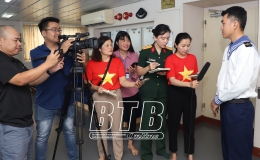 Báo Thái Bình đến với Trường Sa