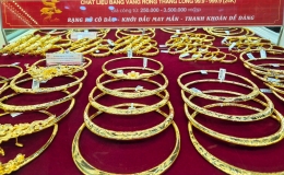 Cuối tuần, giá vàng tăng lên sát mốc 120 triệu đồng/lượng