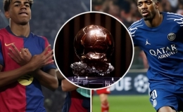 Dembele bị gạt khỏi cuộc đua Quả bóng vàng với Yamal
