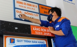 Giá xăng, dầu cùng tăng