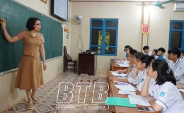 Học sinh Thái Thụy: Tăng tốc ôn tập, sẵn sàng cho kỳ thi tốt nghiệp THPT