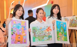 Hơn 35 nghìn tác phẩm tham dự cuộc thi vẽ tranh "Ngôi nhà mơ ước" năm 2025