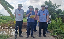 Hưng Hà: Tổ chức cưỡng chế kiểm đếm bắt buộc và cưỡng chế thu hồi đất để thực hiện một số dự án trọng điểm
