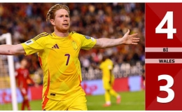 Kết quả bàn thắng Bỉ vs Wales: 4-3 (Vòng loại World Cup 2026)