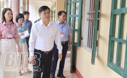Kiểm tra công tác tổ chức kỳ thi tốt nghiệp THPT năm 2025