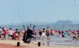 Phạt 21 triệu đồng đơn vị để xảy ra sự cố dù lượn tại bãi tắm thành phố Hạ Long