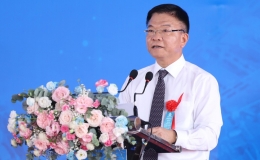 Phó Thủ tướng Lê Thành Long ấn nút khởi công Tổ hợp Thép xanh gần 100.000 tỷ